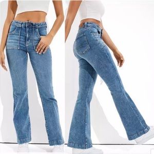 American Eagle Super Hi-Rise Flare Size 0R